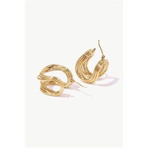 U-Shaped Hoop Earrings